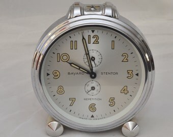 Vintage French Art Deco 1950's BAYARD Stentor Repetition Alarm
