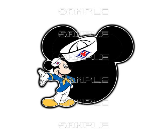 Disney SAILOR MICKEY Digital Printable by Tshirtdownloads