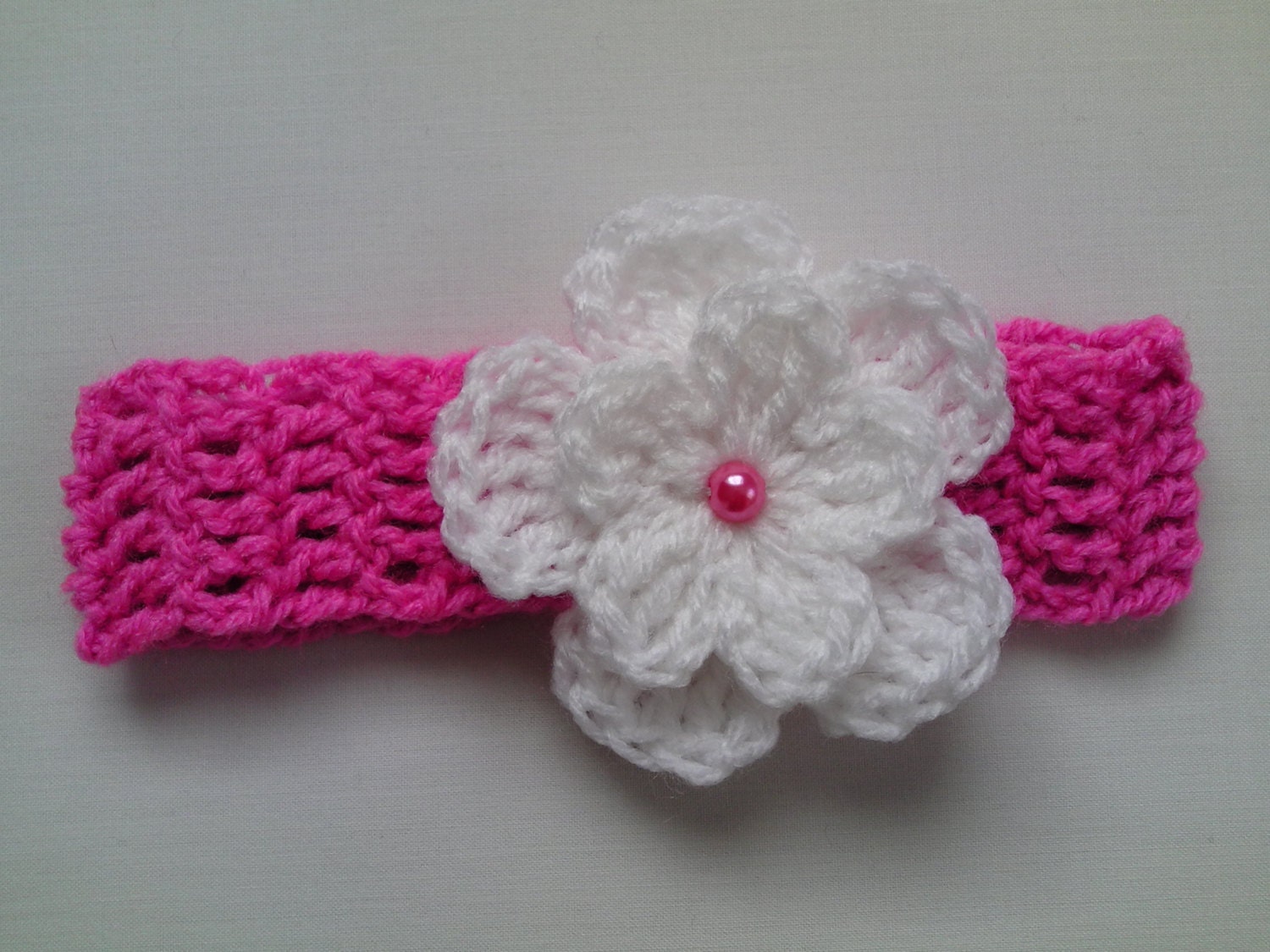 Crochet Baby Kids Toddler Headband children gift girl flower