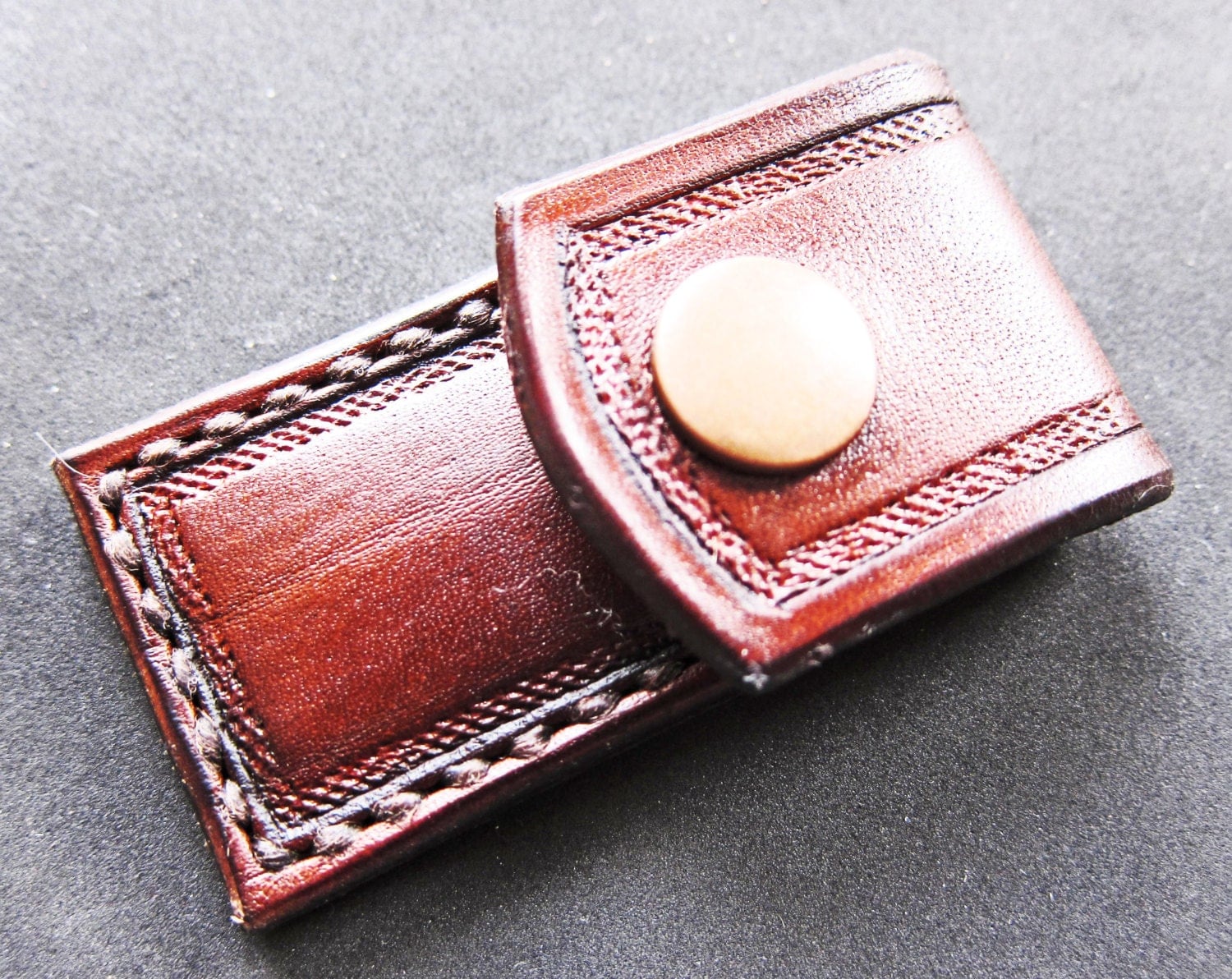 Leather Toothpick Holder