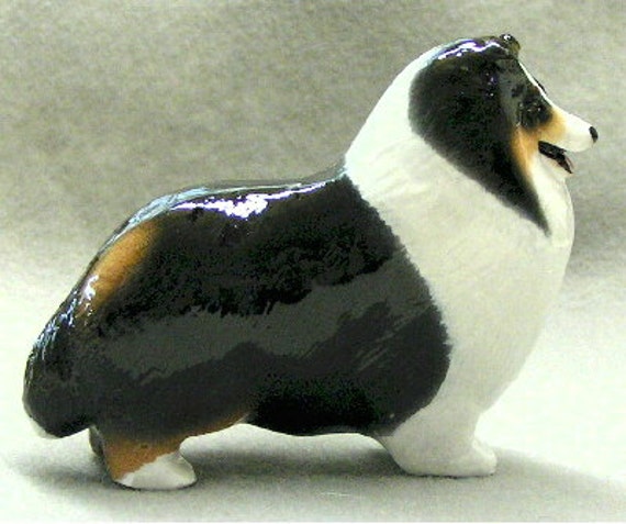 shetland sheepdog figurine