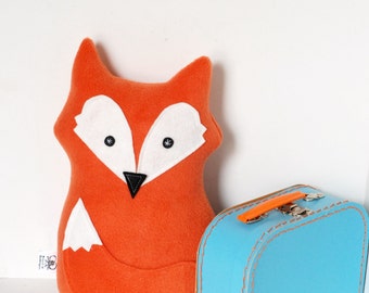 READY TO SHIP Fox Pillow Orange Fox Softie Plush Stuffed Animal Children's Soft Toy