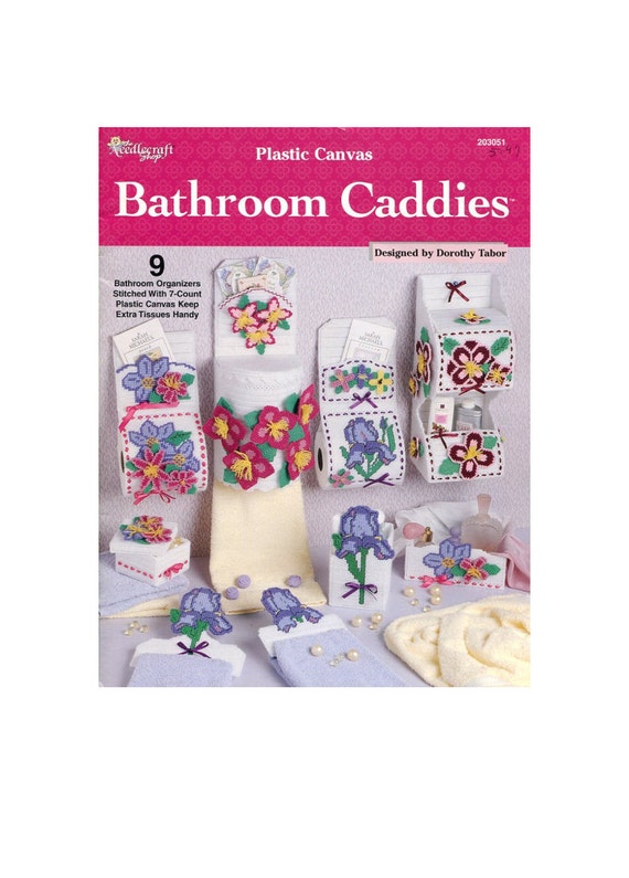 Bathroom Caddies Plastic Canvas Pattern 9 Bathroom