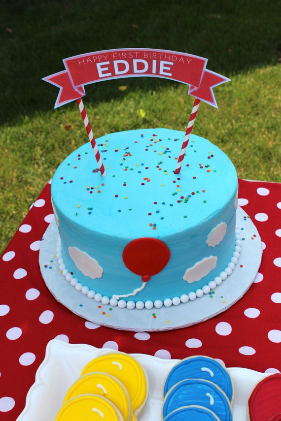 personalized cake topper diy PRINTABLE