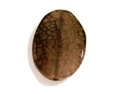 Brown Dragon Veins Agate Oval, Natural Gemstone, Drilled Top to Bottom, Focal Bead, Craft Supplies, Jewelry Making, VisionsOfOlde Brown Dragon Veins Agate Oval, Natural Gemstone, Drilled Top to Bottom, Focal Bead, Craft Supplies, Jewelry Making, VisionsOfOlde