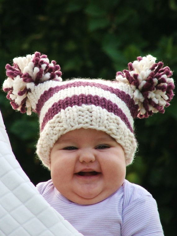 Baby Knitting Pattern Knit Hat Knitting pattern PDF by CreatiKnit