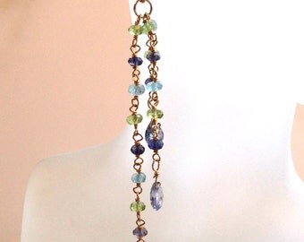 Popular items for iolite briolette on Etsy