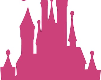 Disney CASTLE 22x42 Modern Vinyl Decal Wall Lettering Words