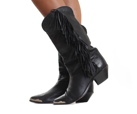 womens tassel boots
