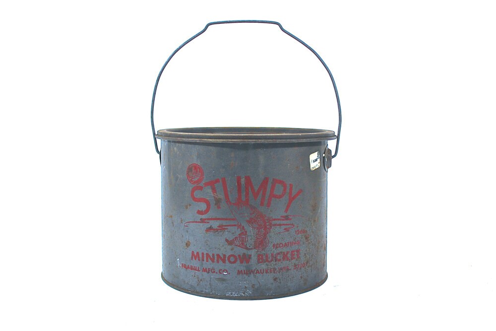 Vintage Minnow Bucket / Old Minnow Bucket