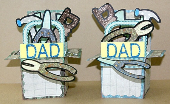 Download Father's Day Tool Box Card Kit SVG Cutting Files