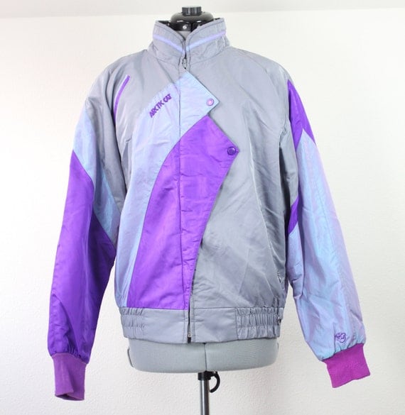 Vintage Retro Arctic Cat Purple Winter Snow by VintageWestCoast