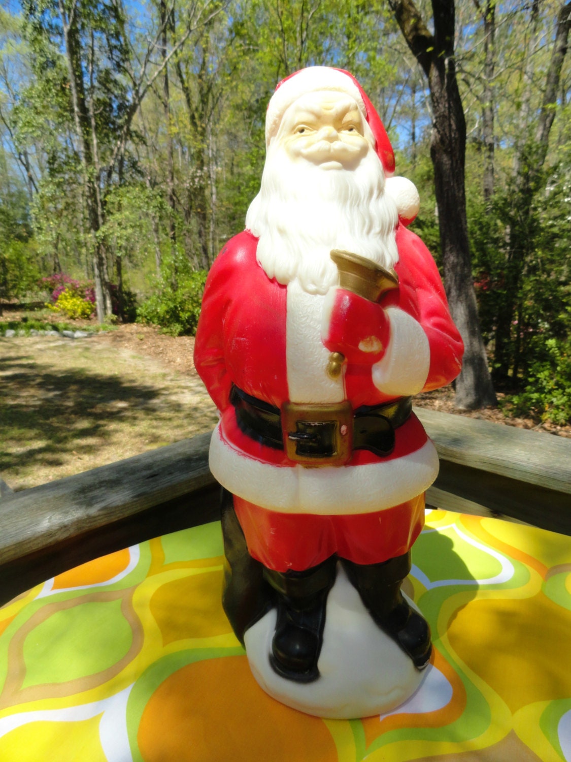 Vintage 1960s Retro Christmas Outdoor 1969 Empire Plastic