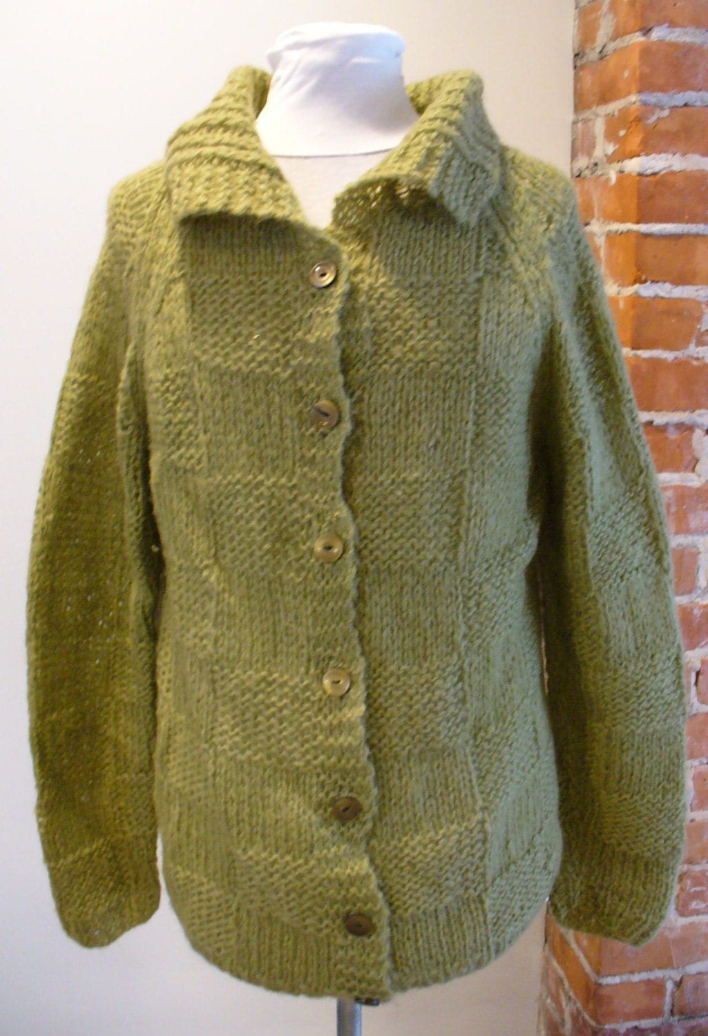 Made in Italy Vintage 1960's Mohair Cardigan Sweater