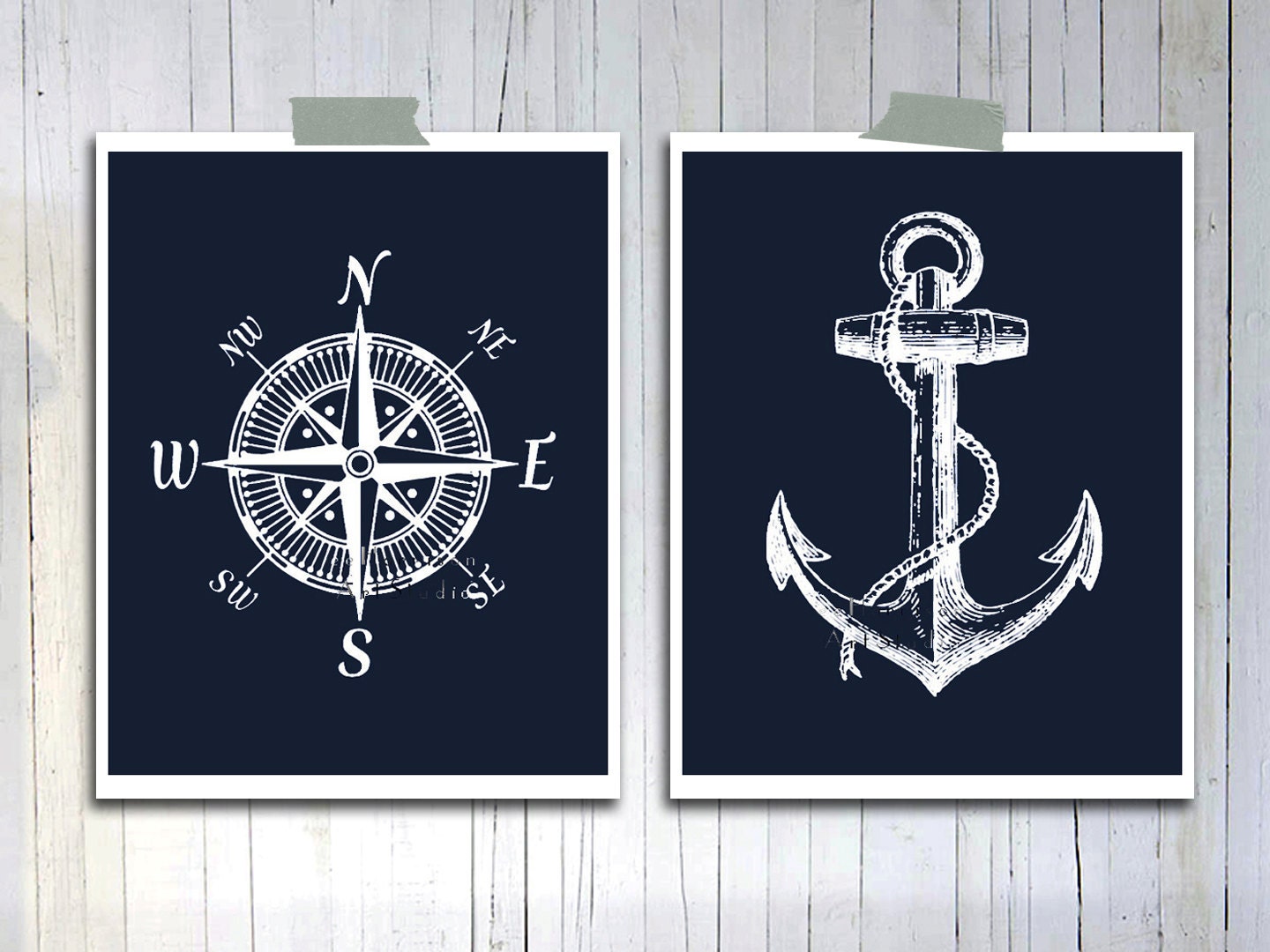 Nautical decor Giclee poster print Fathers day gift by EEartstudio