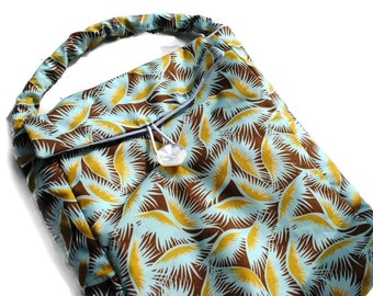 Handmade Reusable Lunch Bag Amy Butler Insulated Picnic Sack Pouch