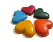 Heart Crayons set of 40 - Valentines Day Crayons - Valentines day favors - Party favors Il_170x135