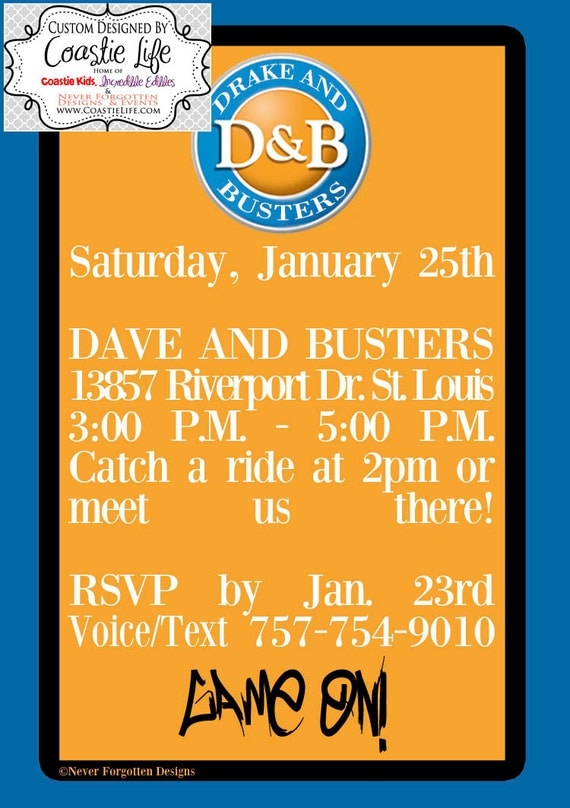 custom-dave-and-busters-inspried-invitations-for-birthday