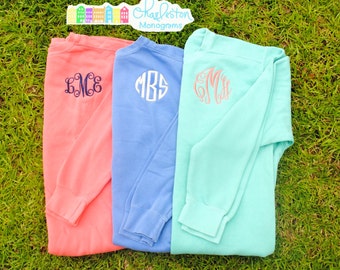 Comfort Colors Monogrammed Crewneck