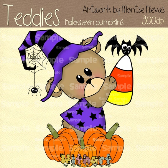halloween teddy bear clip art - photo #24