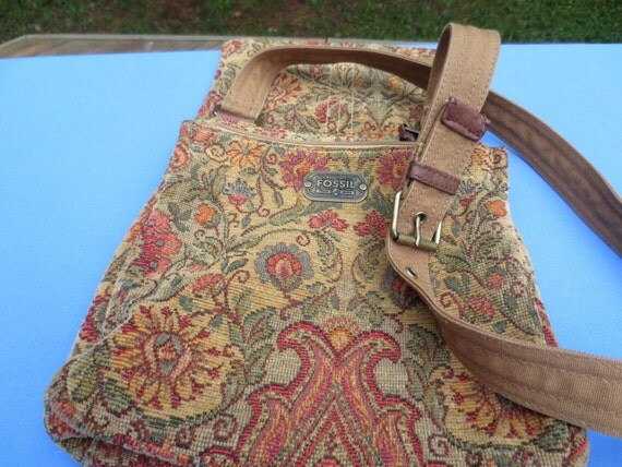 fossil carpet bag