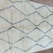 Vintage Moroccan Large BENI OURAIN Rug Berber Modern Art Mid Century Tribal White Giant 6.5 x 11 FT