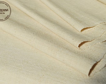 Homespun Linen Hemp per Yard lenght - Antique European fabric - upholstery hemp fabric