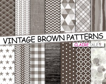 Popular items for brown patterns on Etsy