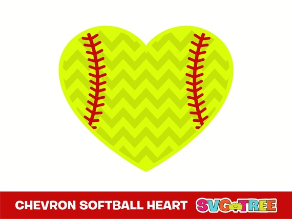 Softball Svg With Cut Outs In WordSVG Files