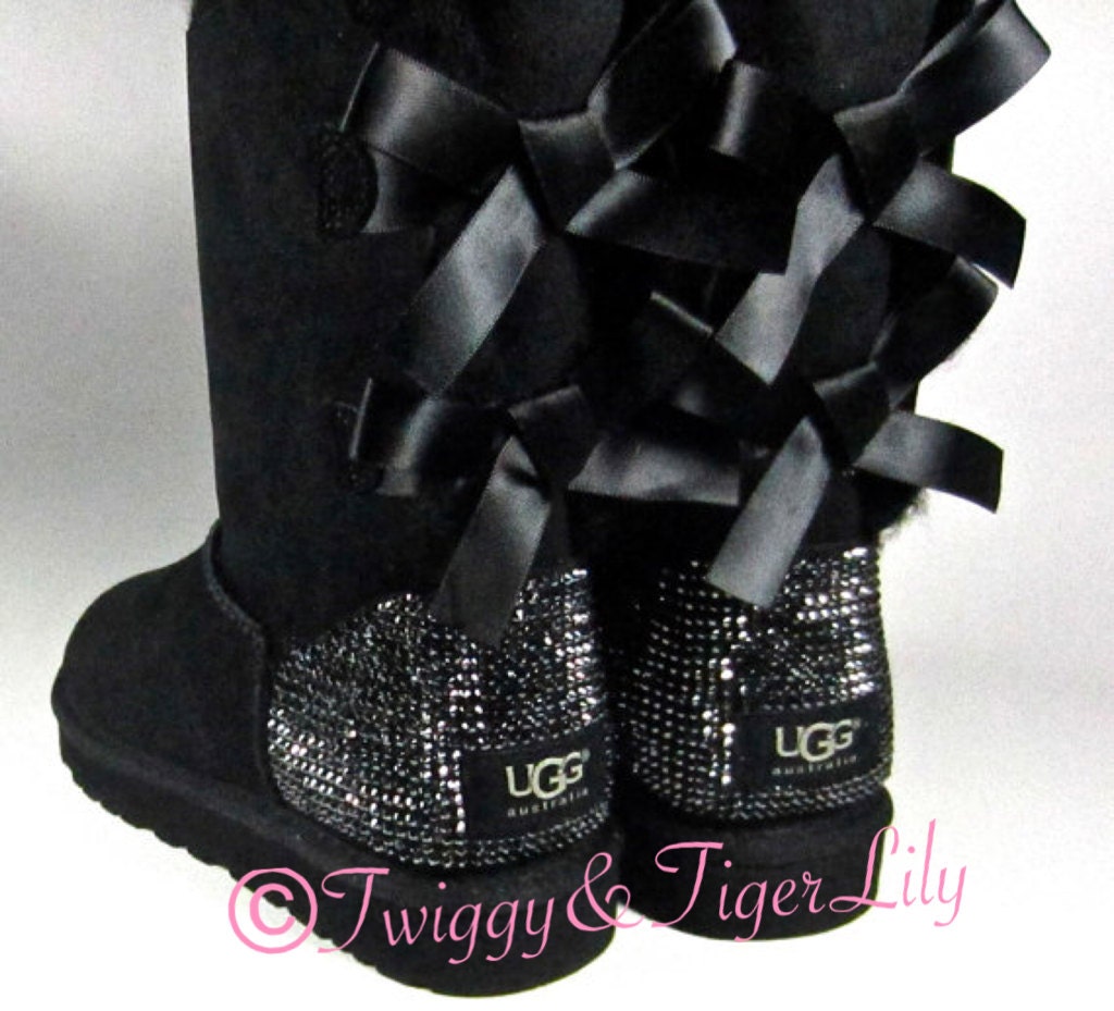 black and red uggs with bows black and red uggs with bows