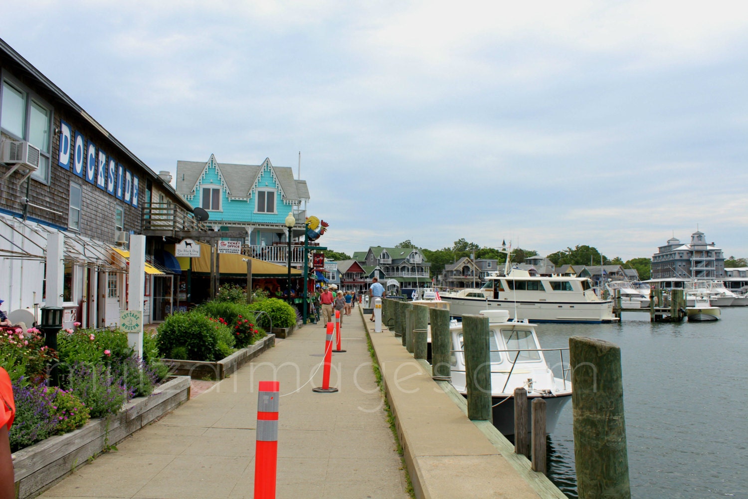 Dockside Marina Oak Bluffs Harbor Marthas Vineyard