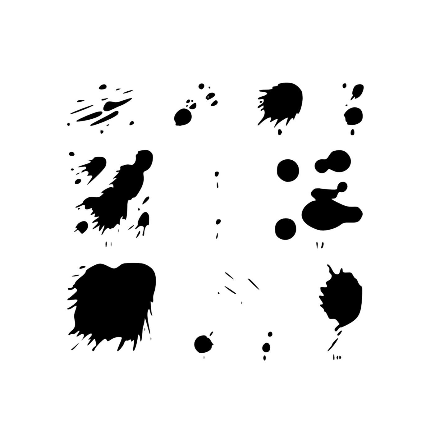 Download Ink Spot Paint Splatter Splash Digital Graphics Clip Art