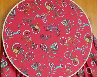 Red Crib Sheet - Bicycle Crib Sheet - Red Baby Bedding - Bike Crib Sheet - Fitted Crib Sheet - Bicycle Baby Bedding - Red Bicycle Baby