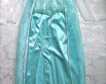 Halloween Pre-order Queen Elsa Inspired Ice Gown Costume / Play Dress