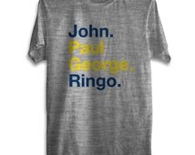 paul ringo john george t shirt