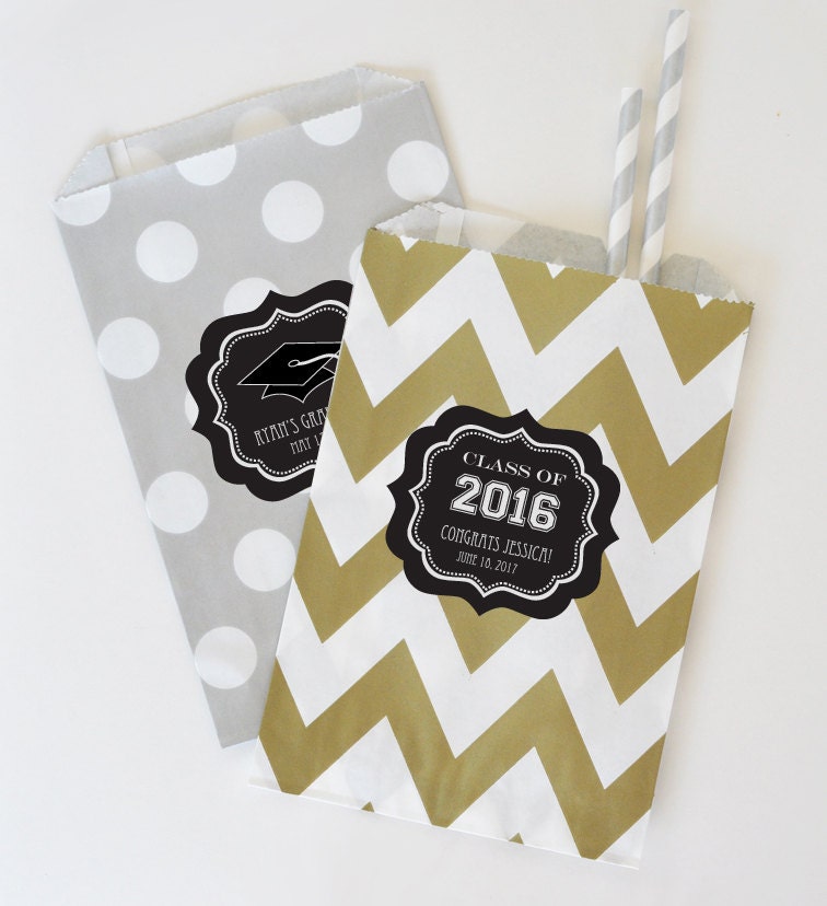 Graduation Goody Bags | graduation favor bags graduation candy bags by modparty on Graduation Goody Bags | graduation favor bags graduation candy bags by modparty on
