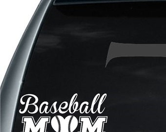 Unique baseball mom decal related items | Etsy