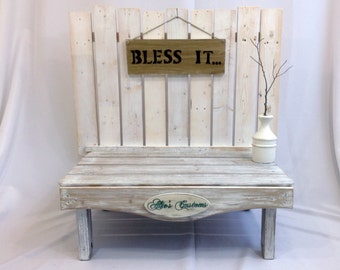 BLESS IT - Country Words and Sayings - Hand Painted Quotes - Stained ...