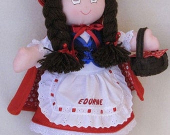 Little Red Riding Hood rag doll