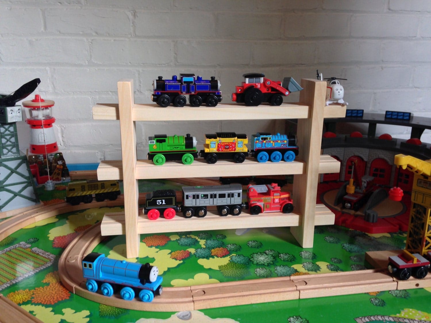 toy train storage case