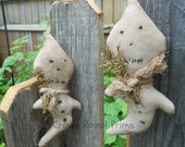 Primitive 1 Halloween Ghost Ornament ornies doll  discounted ShiPPing
