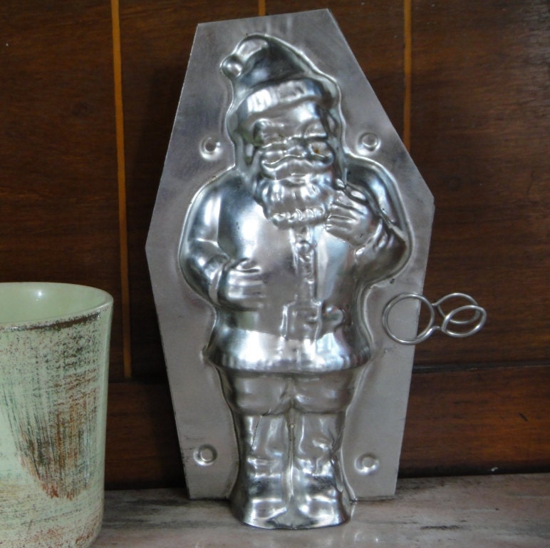 Christmas Chocolate mold Vintage Santa Claus mold. Use for