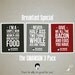 Typography Print Ron Swanson Typography Quotes 3 Pack