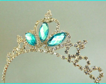 FROZEN ELSA CROWN, Kids Stone crown, Elsa Costume,Elsa Tiara, Frozen tiara, Girls Tiara Headband, Rhinestone frozen Elsa Crown,Queen Elsa