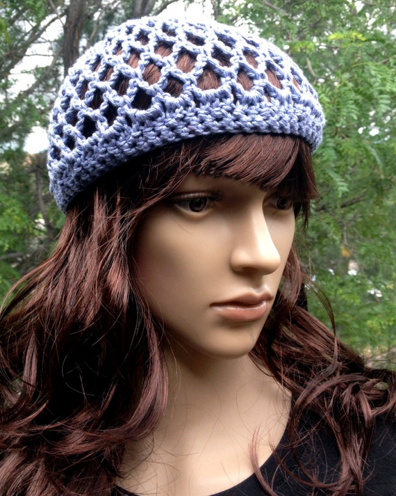 Crochet Beanie, Summer Beanie, Lace Hat, Women's Crochet Beanie, Beach ...