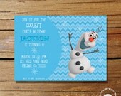 Invitation Anniversaire Olaf