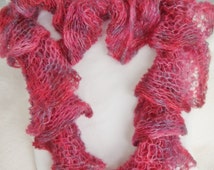 comment tricoter un foulard en spirale