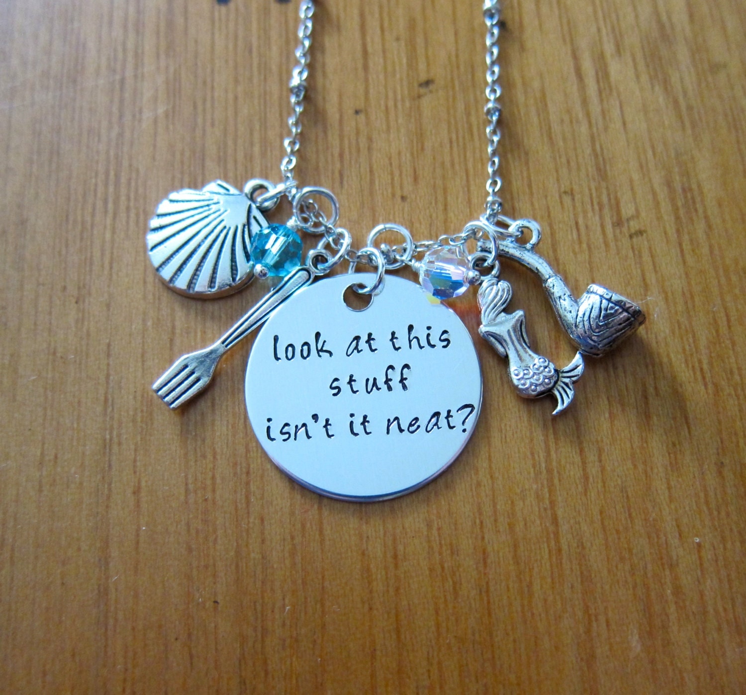 Little Mermaid Necklace Ariel Inspired. Look at this stuff