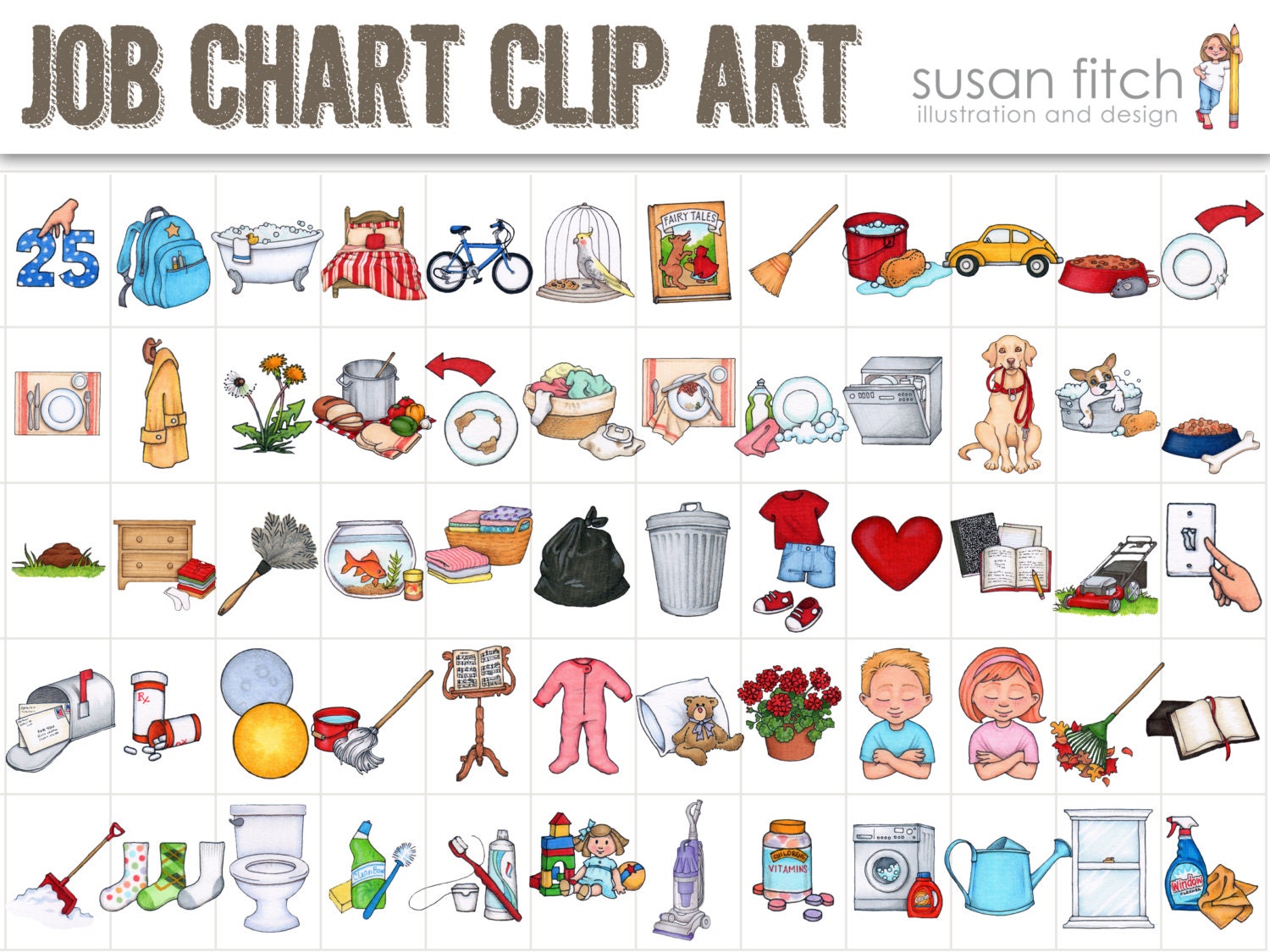 free clip art household chores - photo #3