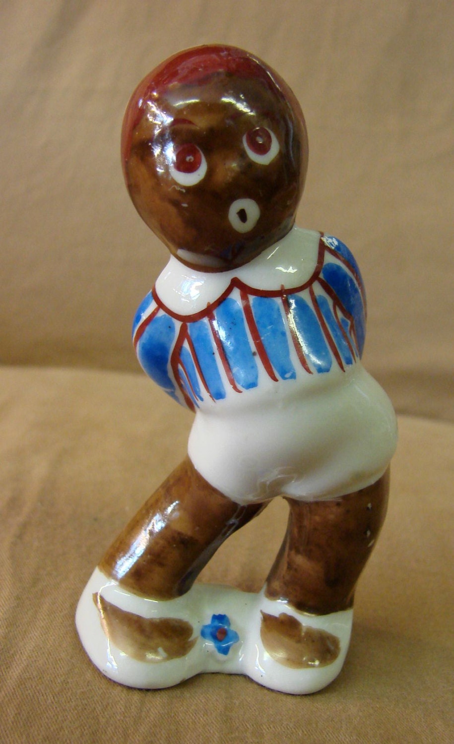 Vintage Black Boy Figurine Black Americana by oldwestantiques